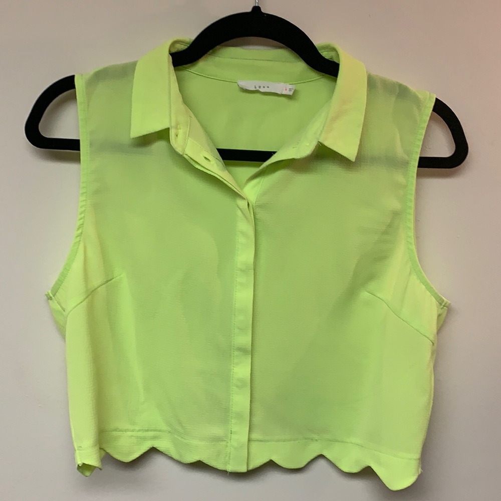 LUSH cropped blouse